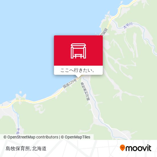 島牧保育所地図