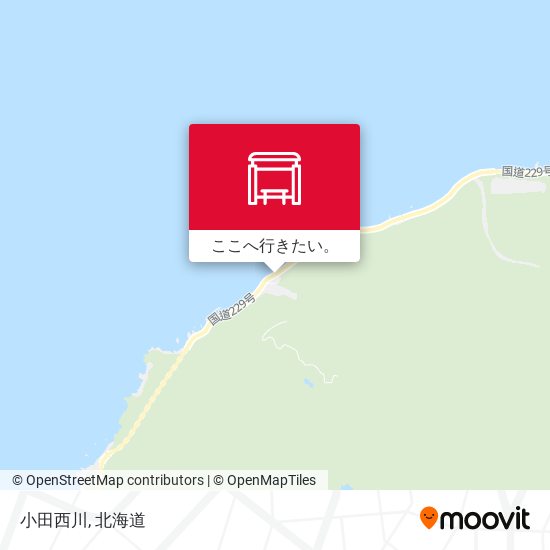 小田西川地図