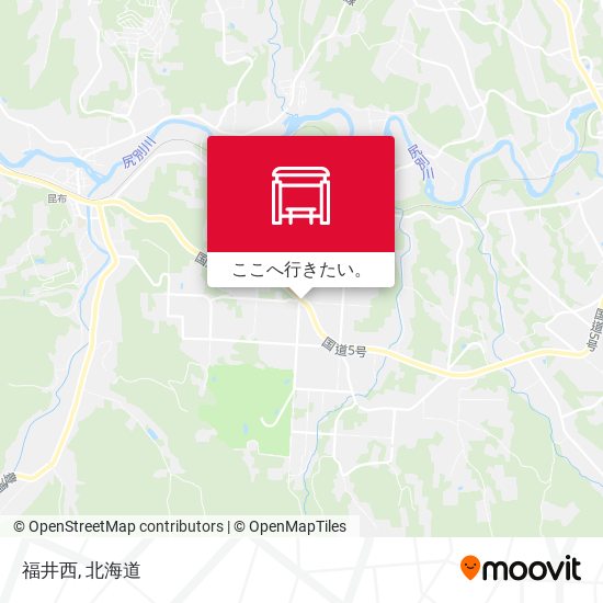 福井西地図