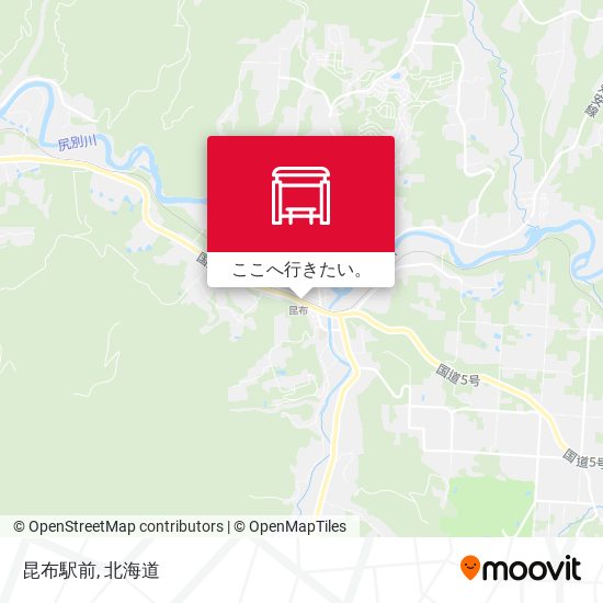 昆布駅前地図