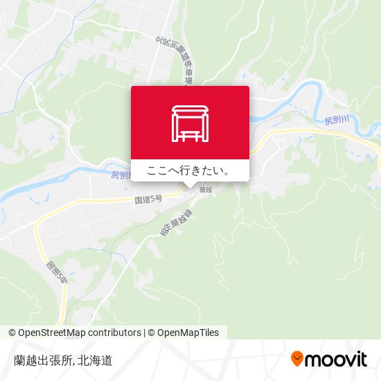 蘭越出張所地図