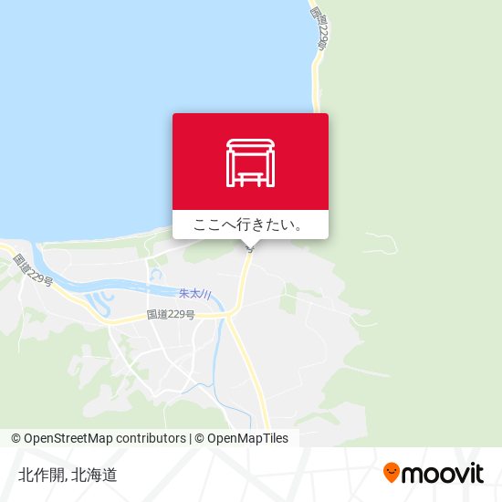北作開地図