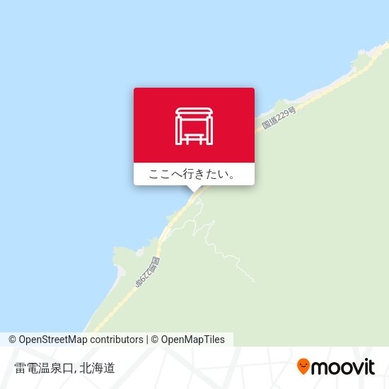 雷電温泉口地図