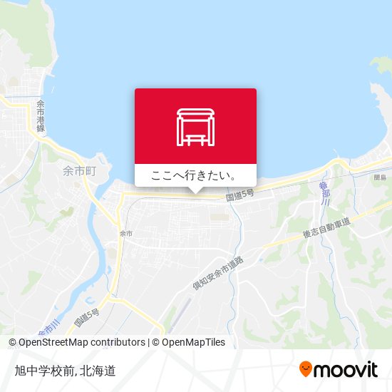 旭中学校前地図