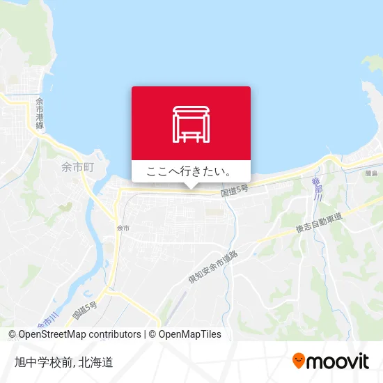 旭中学校前地図