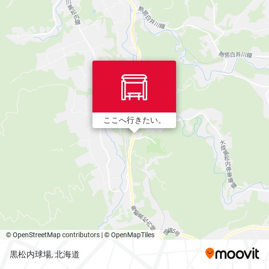 黒松内球場地図