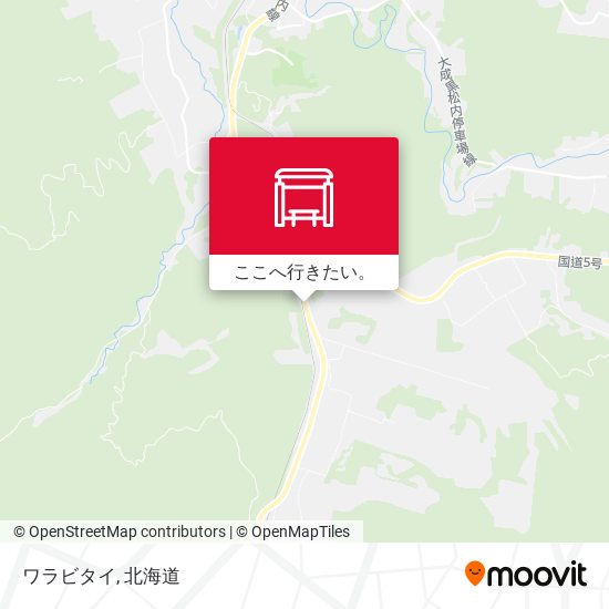 ワラビタイ地図