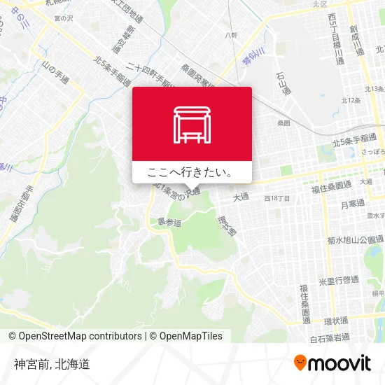 神宮前地図