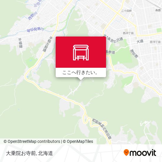 大乗院お寺前地図