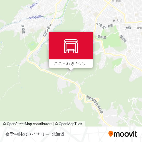 森学舎峠のワイナリー地図