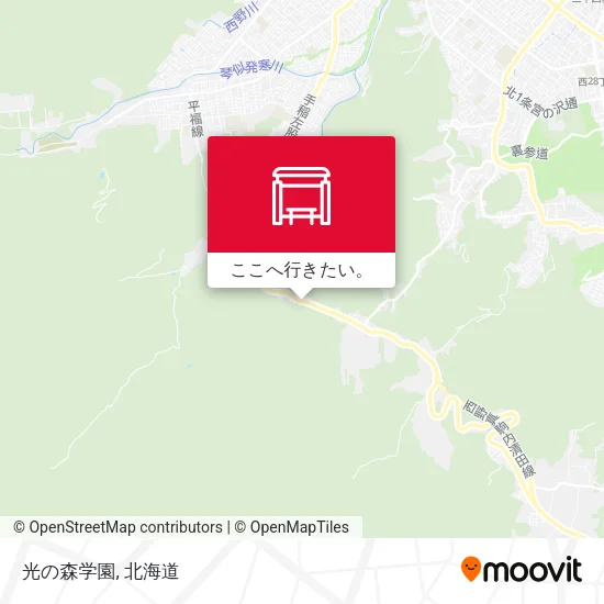 光の森学園地図