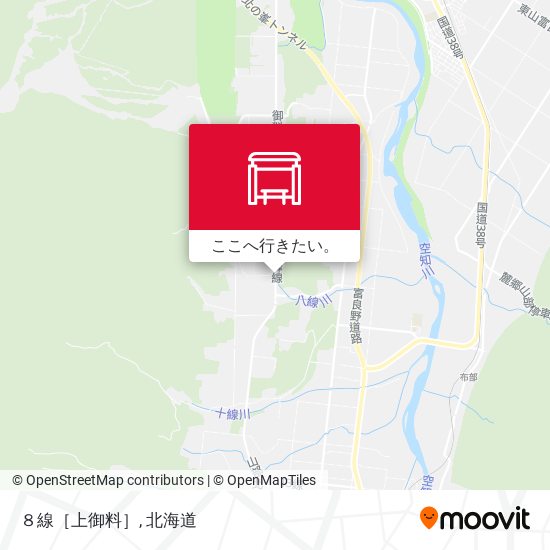 ８線［上御料］地図