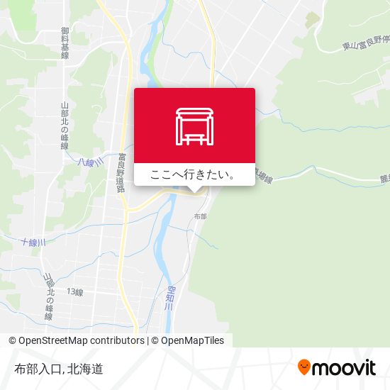 布部入口地図