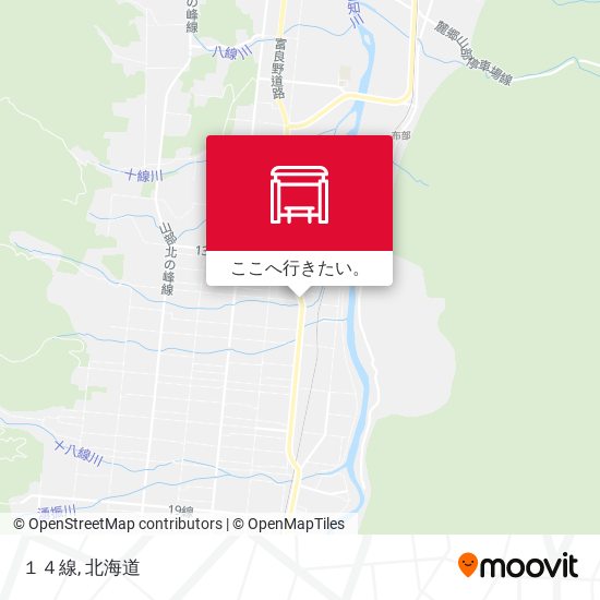 １４線地図
