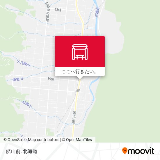 鉱山前地図