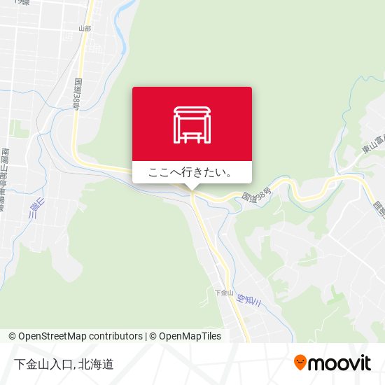 下金山入口地図