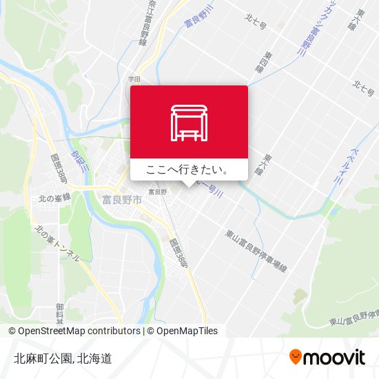 北麻町公園地図
