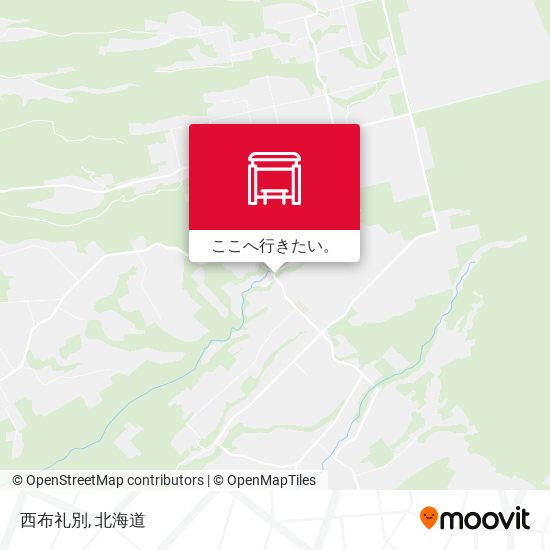 西布礼別地図