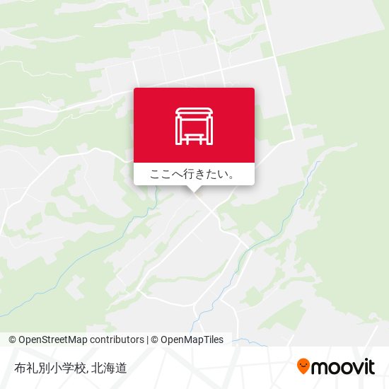 布礼別小学校地図