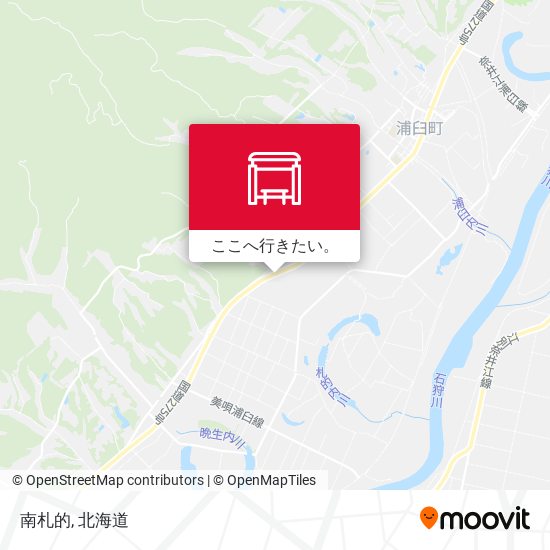 南札的地図