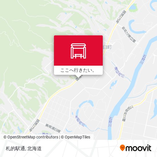 札的駅通地図