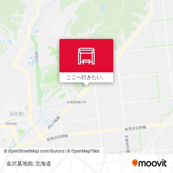 金沢墓地前地図