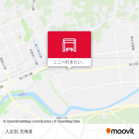 入志別地図