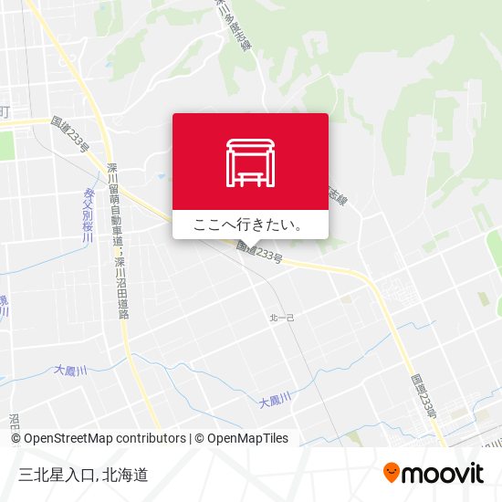 三北星入口地図