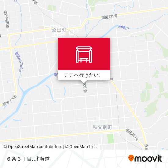 ６条３丁目地図
