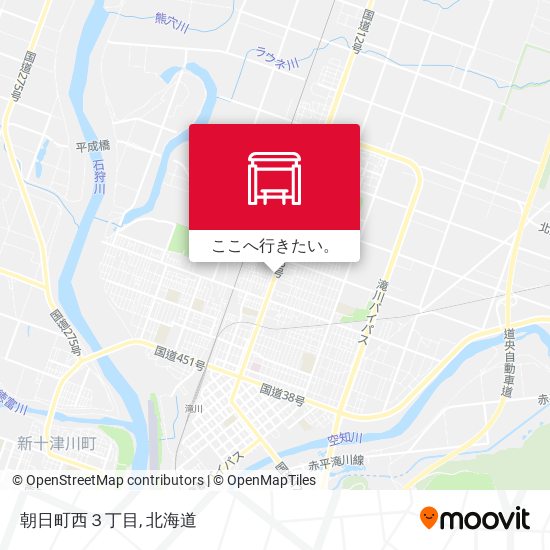 朝日町西３丁目地図