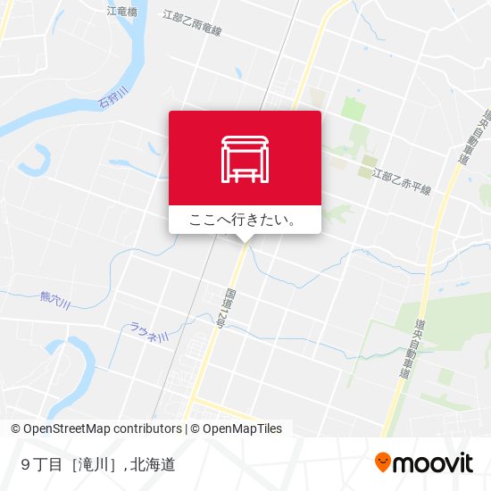 ９丁目［滝川］地図