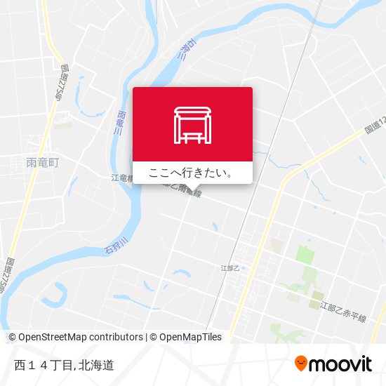 西１４丁目地図