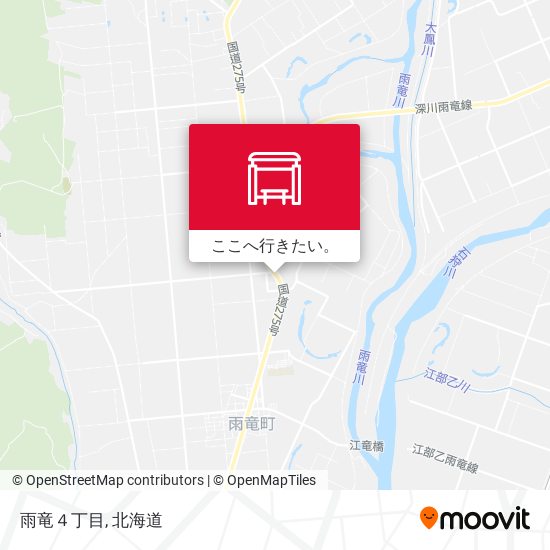 雨竜４丁目地図