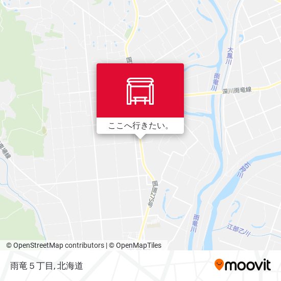 雨竜５丁目地図