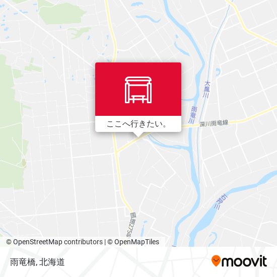 雨竜橋地図