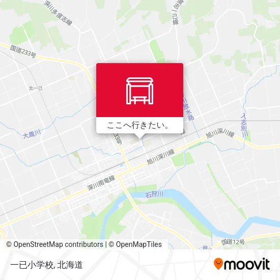 一已小学校地図