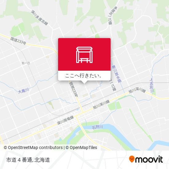 市道４番通地図