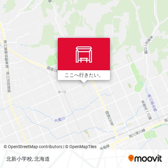 北新小学校地図