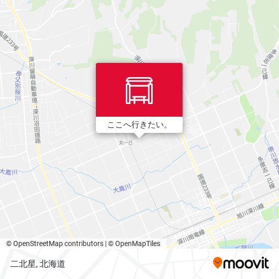 二北星地図