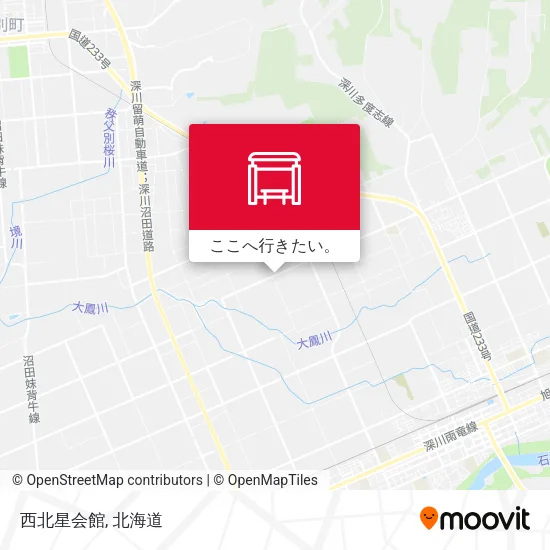 西北星会館地図