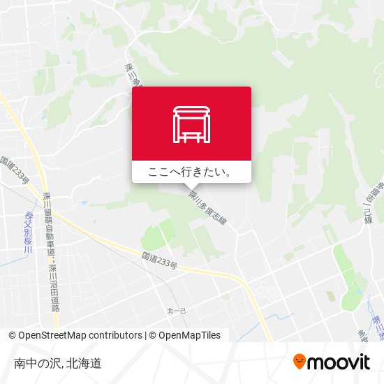 南中の沢地図