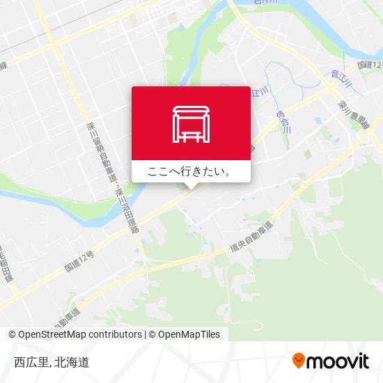 西広里地図