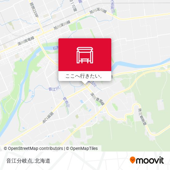 音江分岐点地図