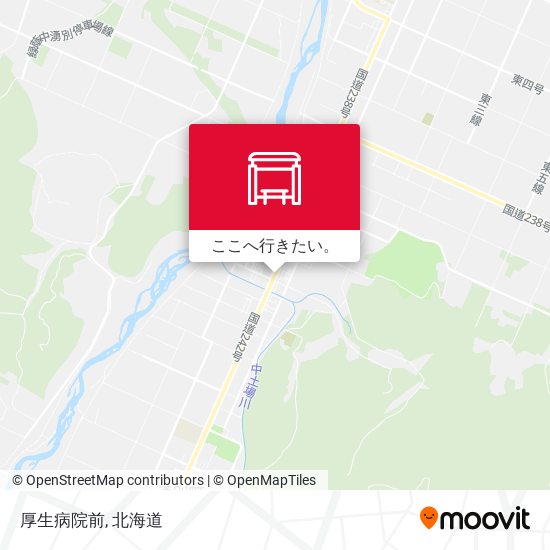 厚生病院前地図