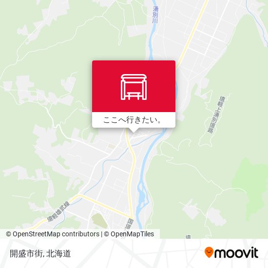開盛市街地図