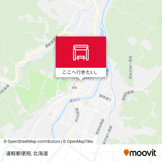 遠軽郵便局地図