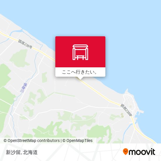 新沙留地図