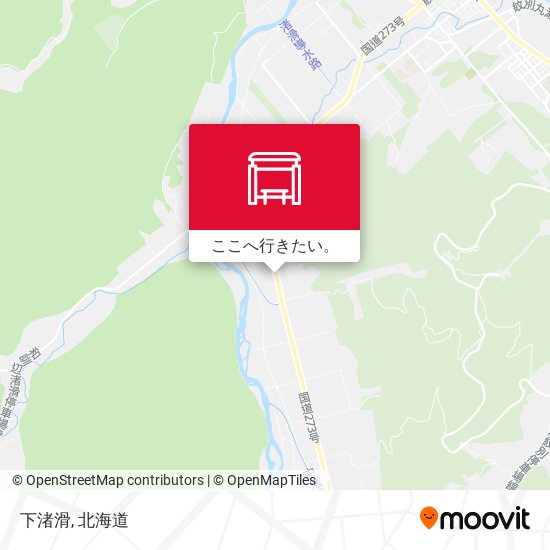 下渚滑地図