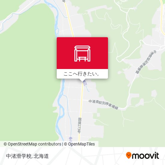 中渚滑学校地図