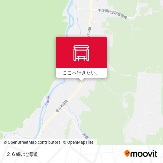 ２６線地図